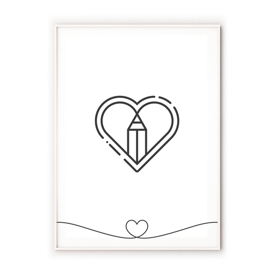 Premium Holzrahmen DIN A4 21x29.7cm Bo & Birdie