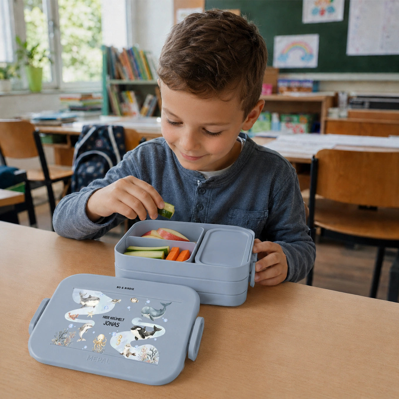 Personalisierte Mepal Bento Brotdose "Ozean"