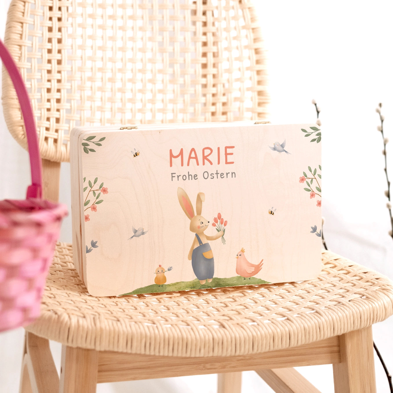 Personalisierte Osterkiste "Hase"