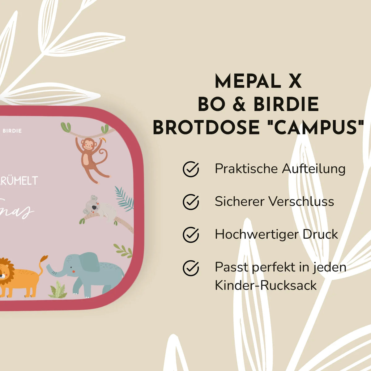 Mepal Brotdose "Safari" Bo & Birdie