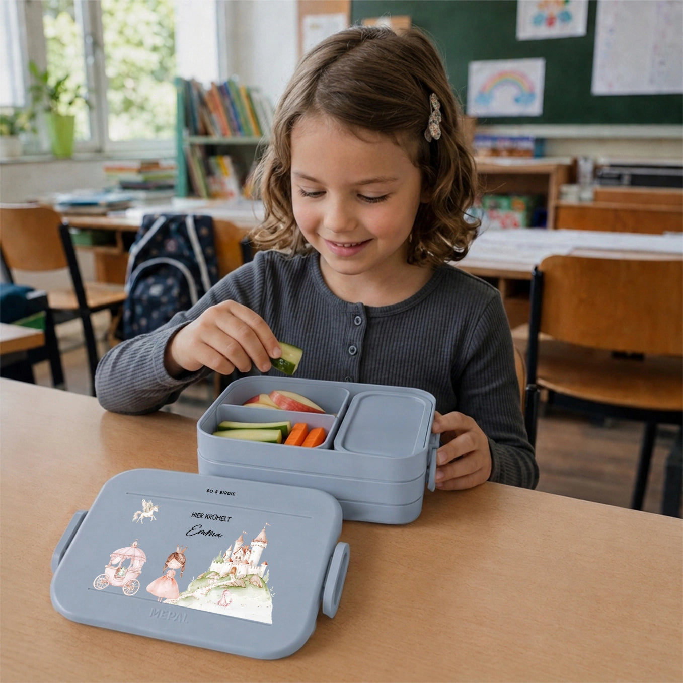 Personalisierte Mepal Bento Brotdose "Meerjungfrau"