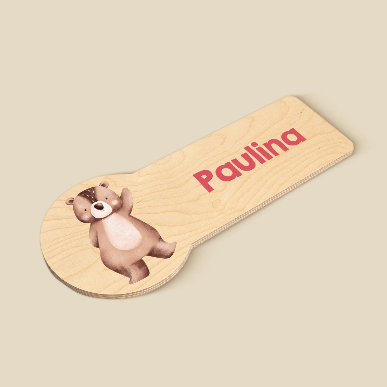Personalisiertes Kinder Türschild "Lieblingstier"