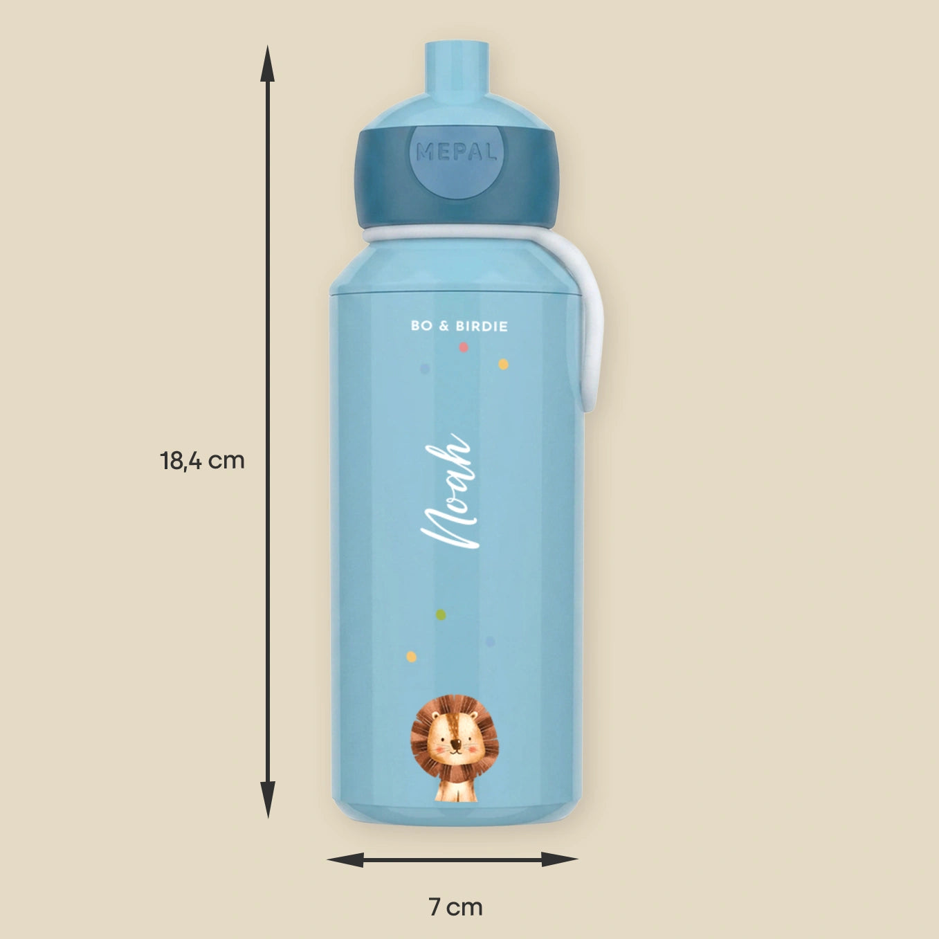 Personalisierte Mepal Brotdose & Trinkflasche "Konfetti"