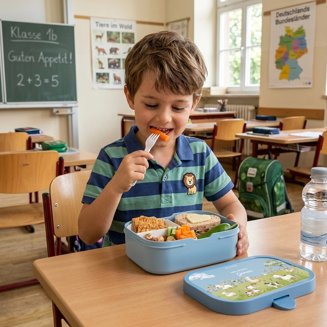 Personalisierte Mepal Campus Brotdose "Bauernhof"
