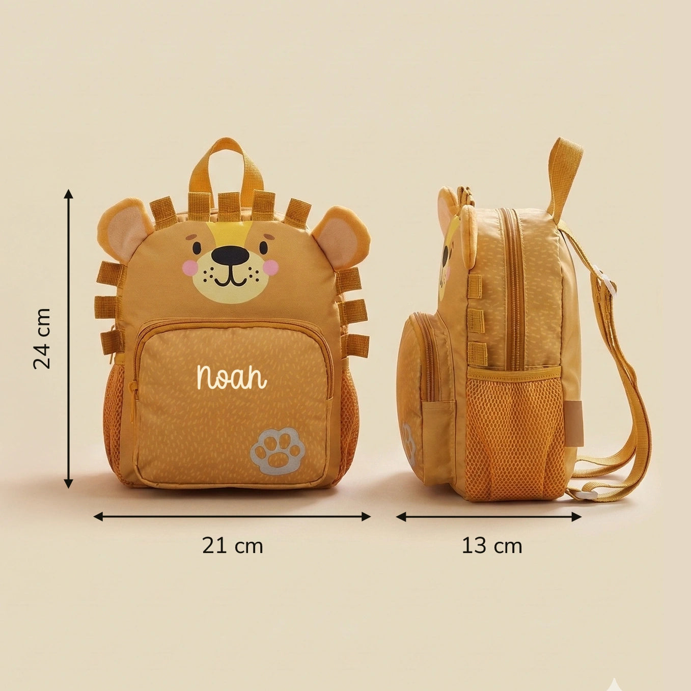 Personalisierter Kinder Rucksack "Löwe"