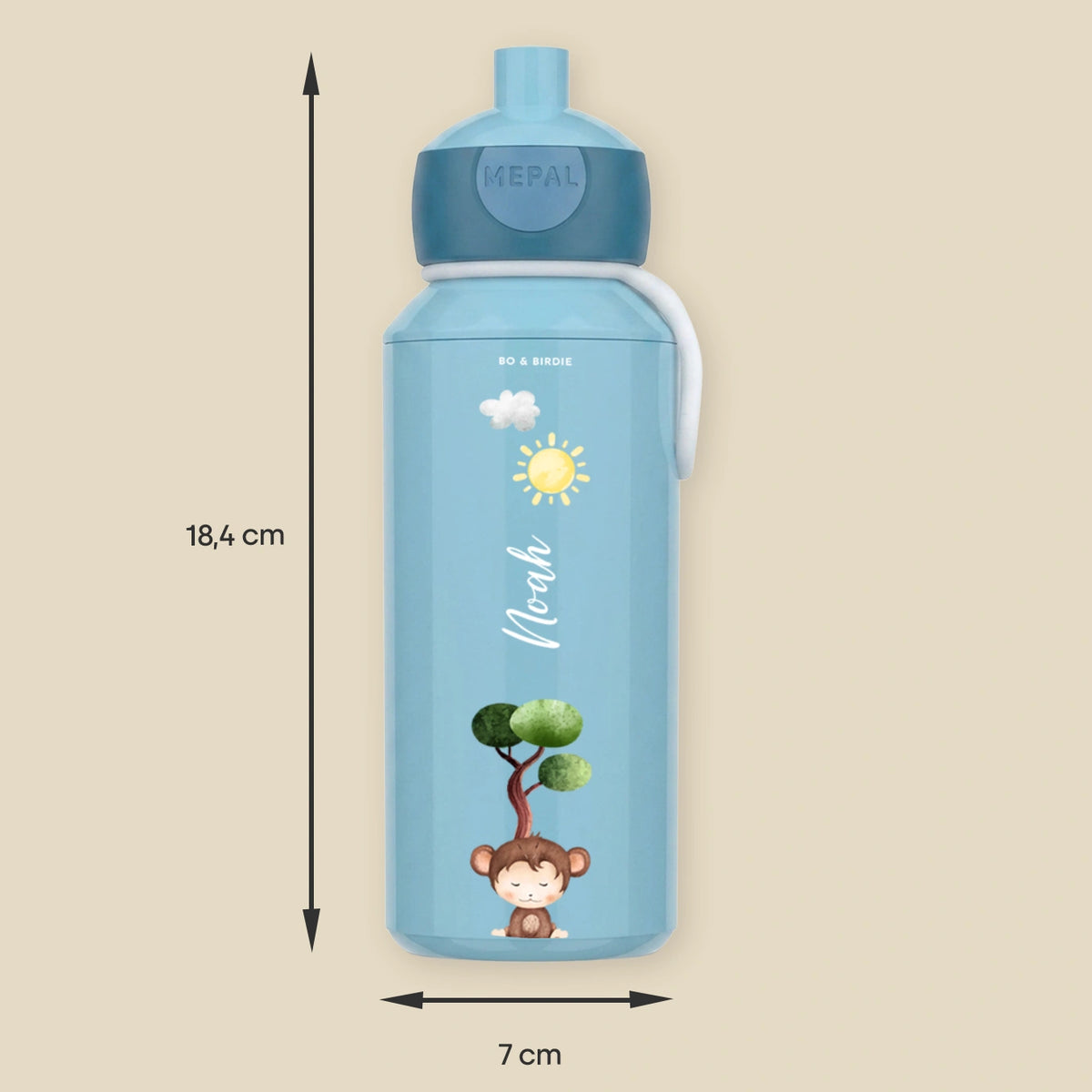 Personalisierte Mepal Brotdose & Trinkflasche "Mini Safari"