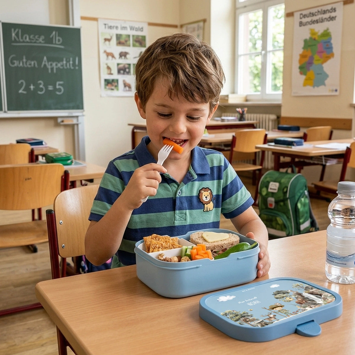 Personalisierte Mepal Campus Brotdose "Wildnis"