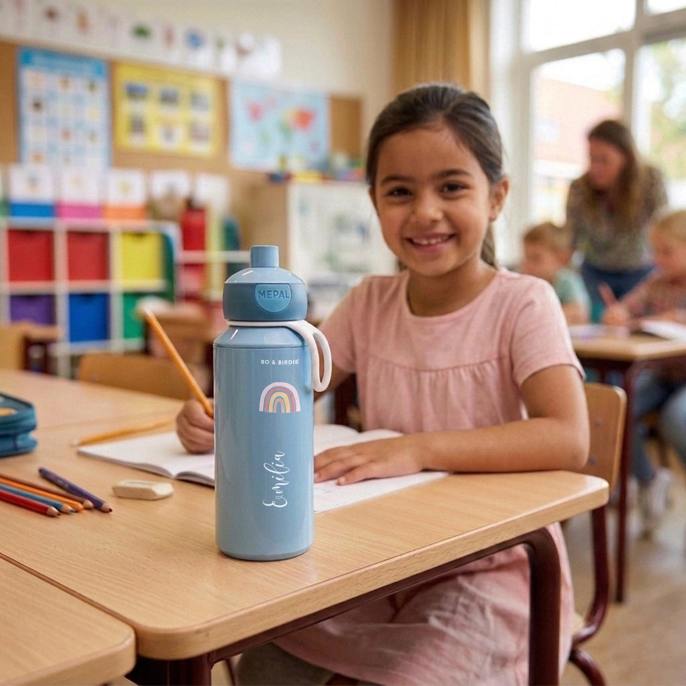 Mepal Trinkflasche Campus "Regenbogen"