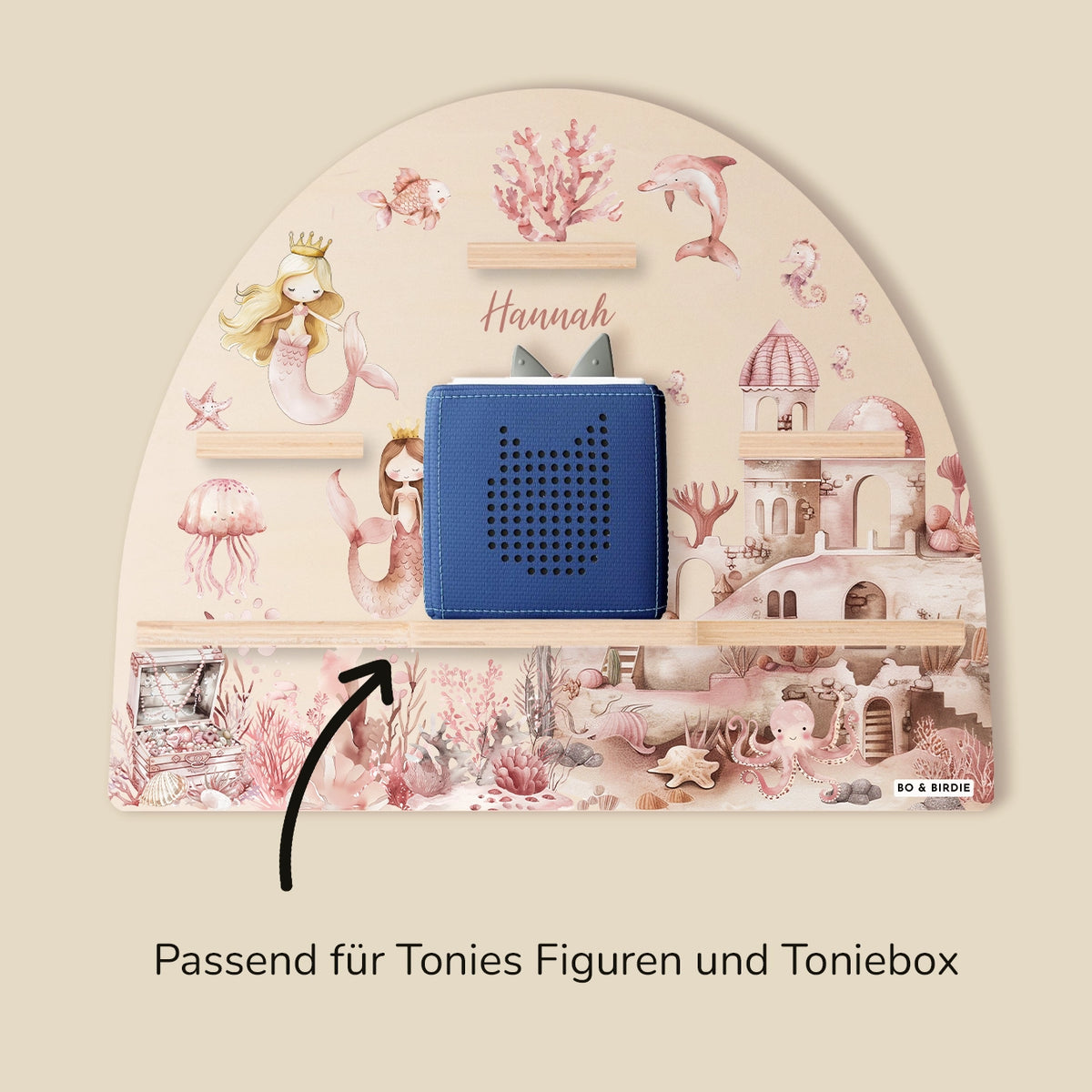 Personalisiertes Regal passend für Tonies "Meerjungfrau"
