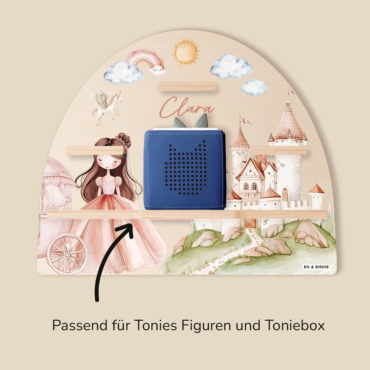 Personalisiertes Regal passend für Tonies "Prinzessin"