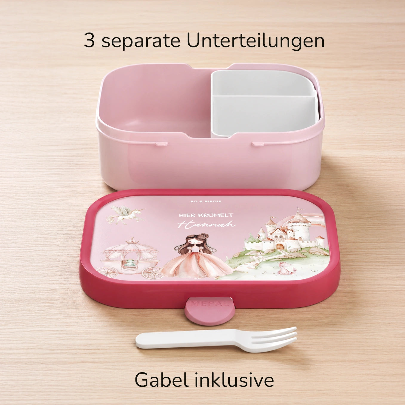 Personalisierte Mepal Campus Brotdose "Prinzessin"