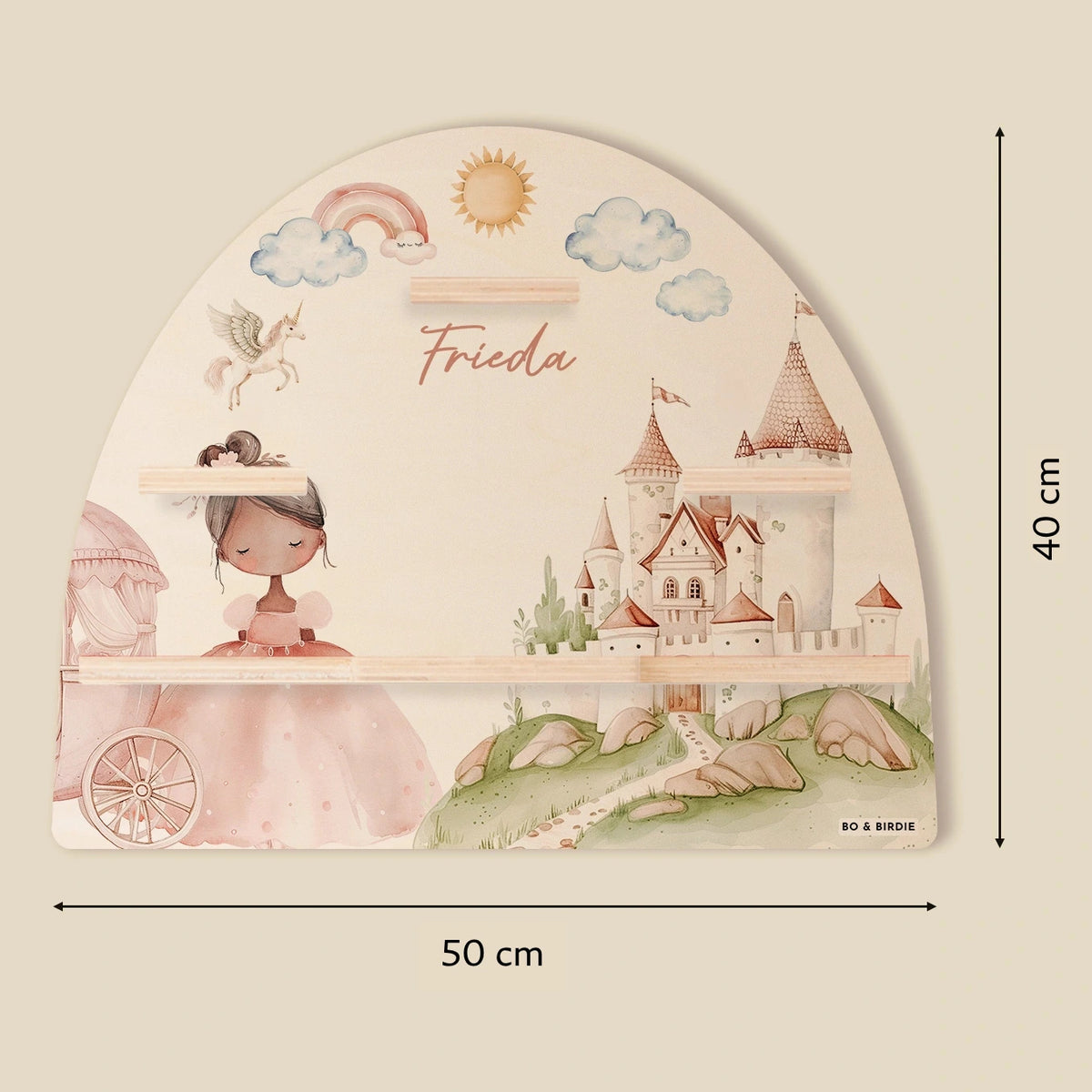 Personalisiertes Toniebox Regal "Prinzessin"