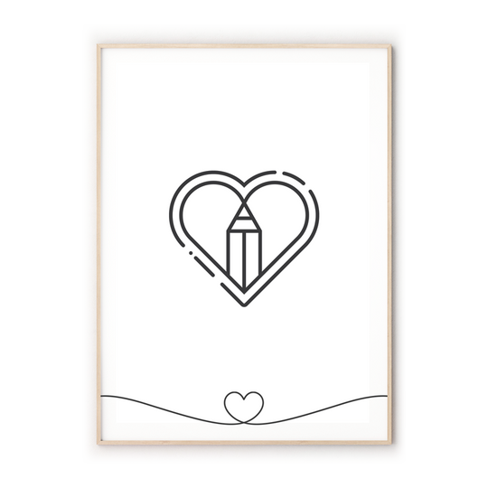 Premium Holzrahmen DIN A4 21x29.7cm Bo & Birdie