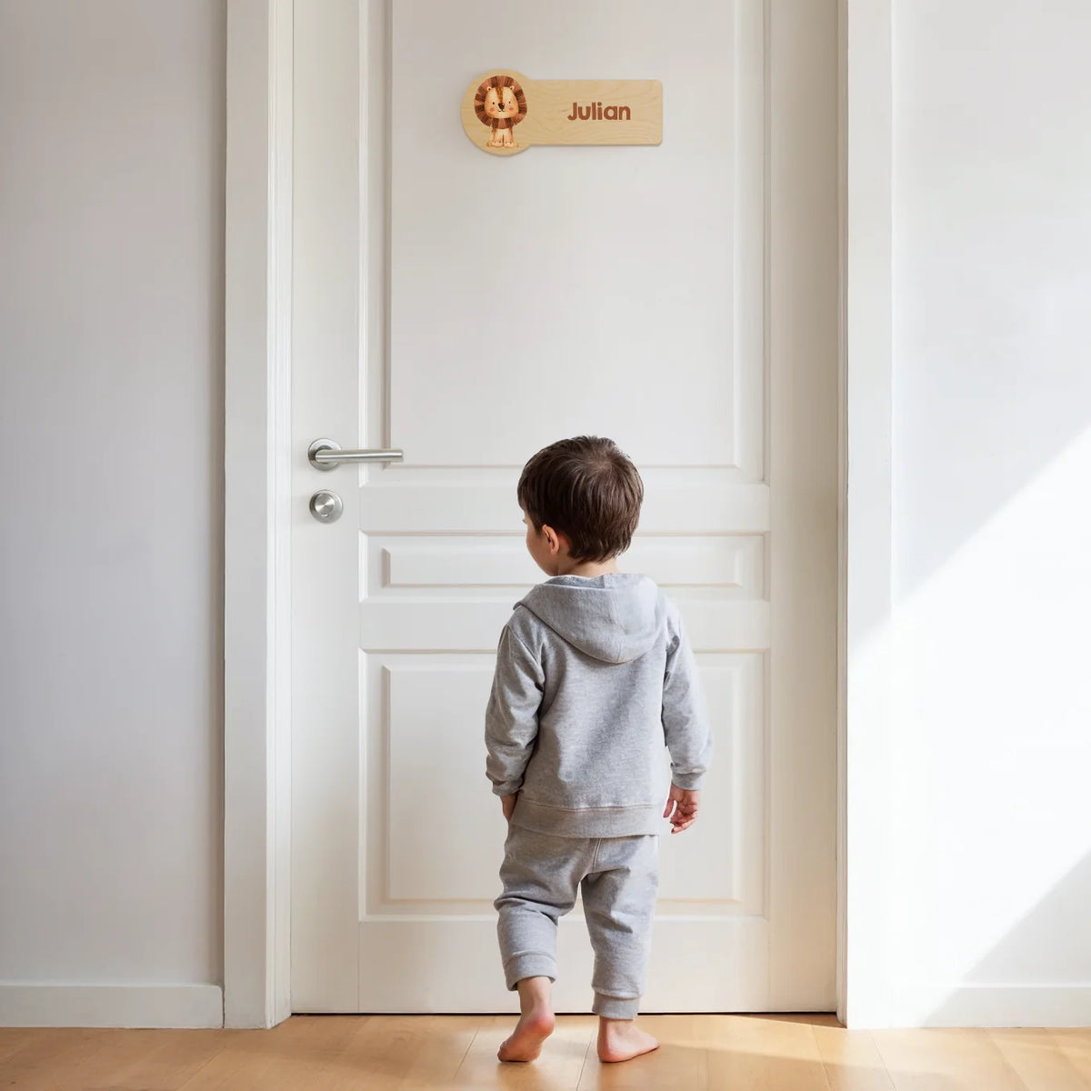 Personalisiertes Kinder Türschild "Lieblingstier"