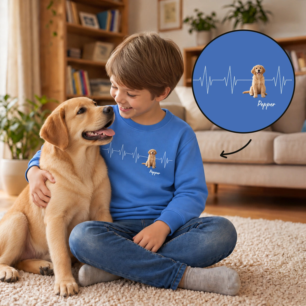 Personalisierter Sweater "Mein Haustier"