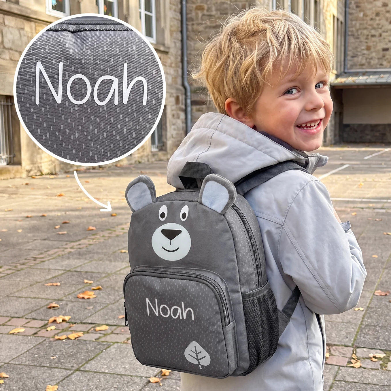 Personalisierter Kinder Rucksack "Bär"