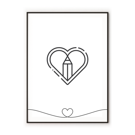 Premium Holzrahmen DIN A4 21x29.7cm Bo & Birdie