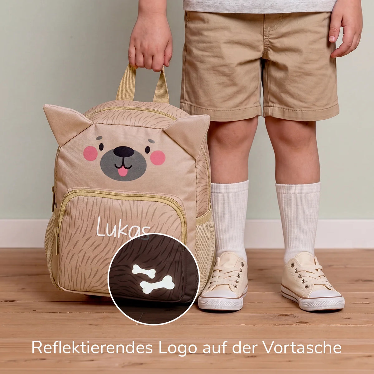 Personalisierter Kinder Rucksack "Hund"