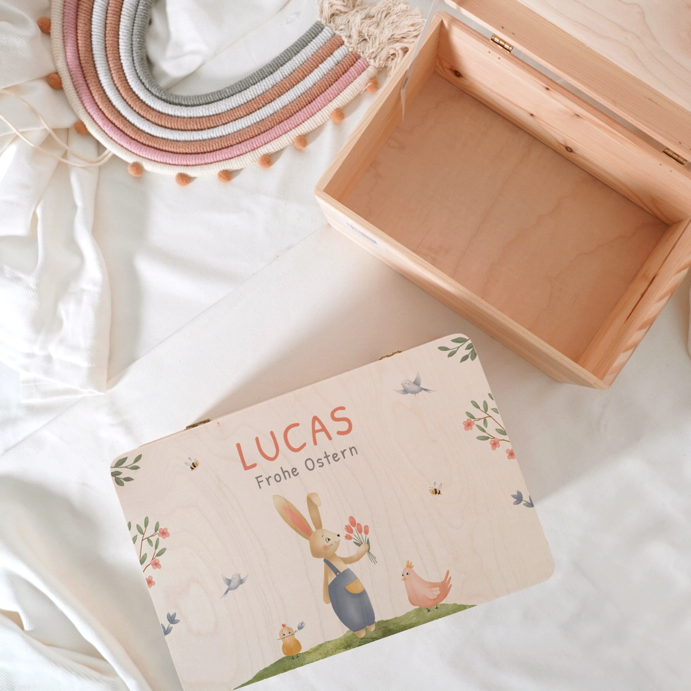Personalisierte Osterkiste "Hase"