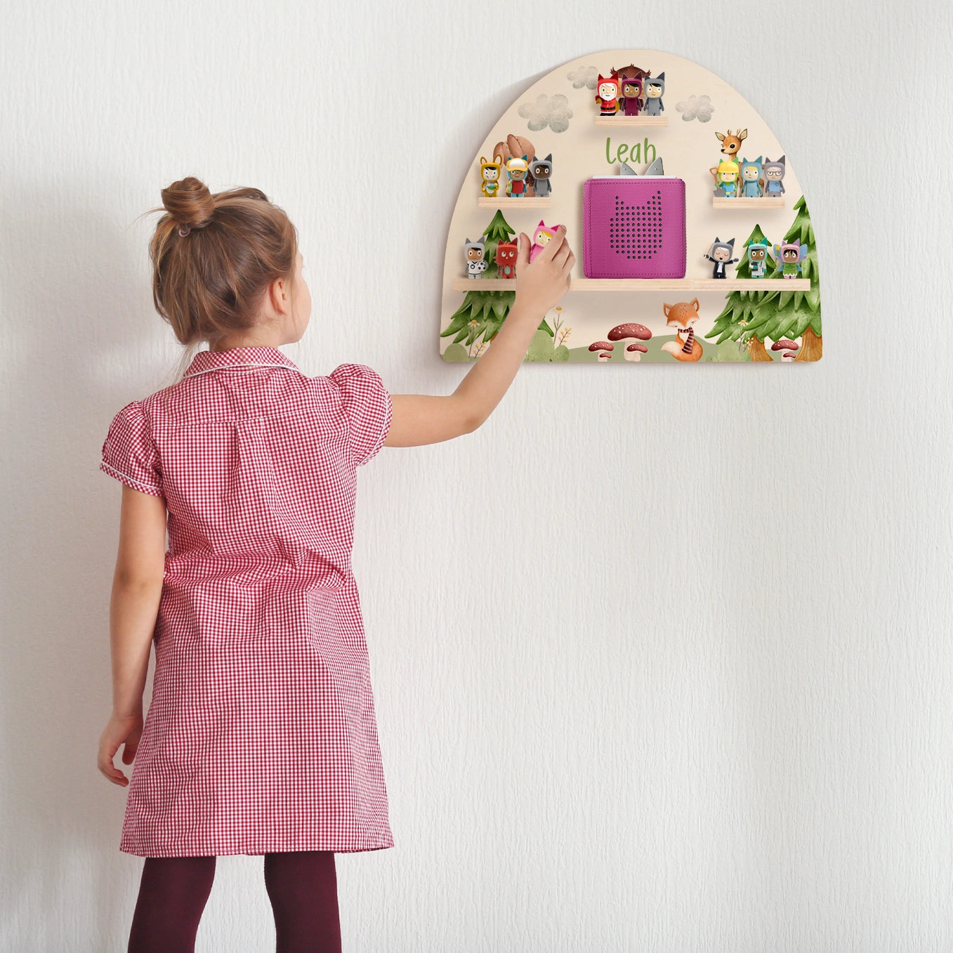 Personalisiertes Toniebox Regal "Waldtiere"