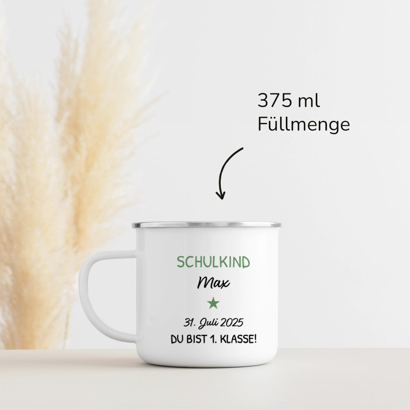 Personalisierte Kindertasse "Schulkind"