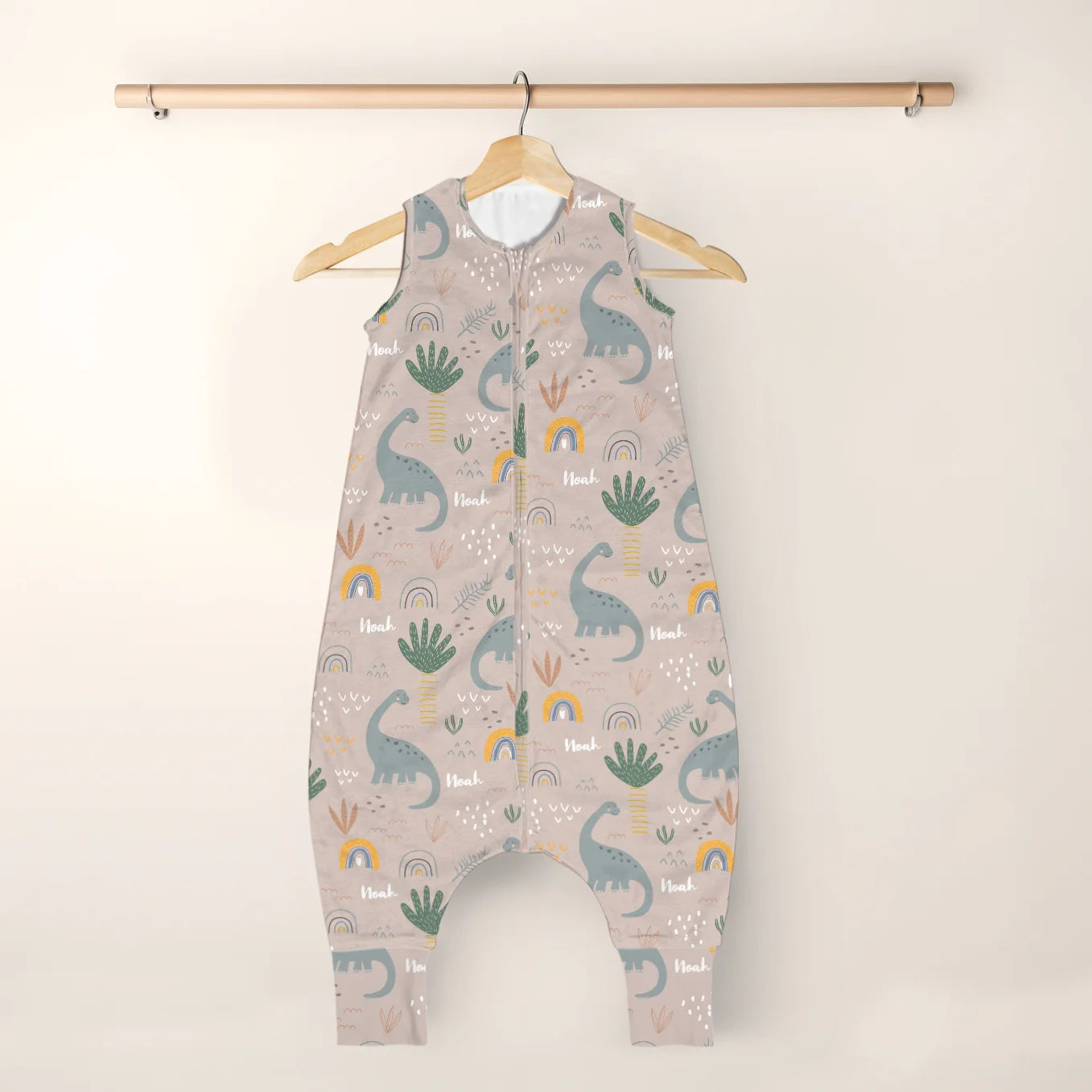 Personalisierter Baby Schlafsack "Dinosaurier"