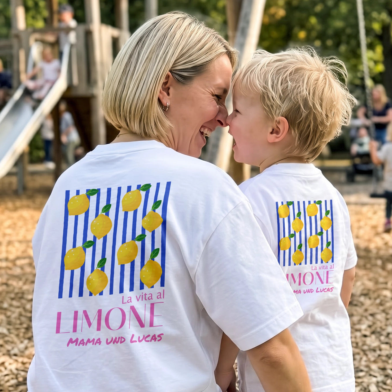 Personalisiertes Partnerlook T-Shirt Set (Summer Designs)