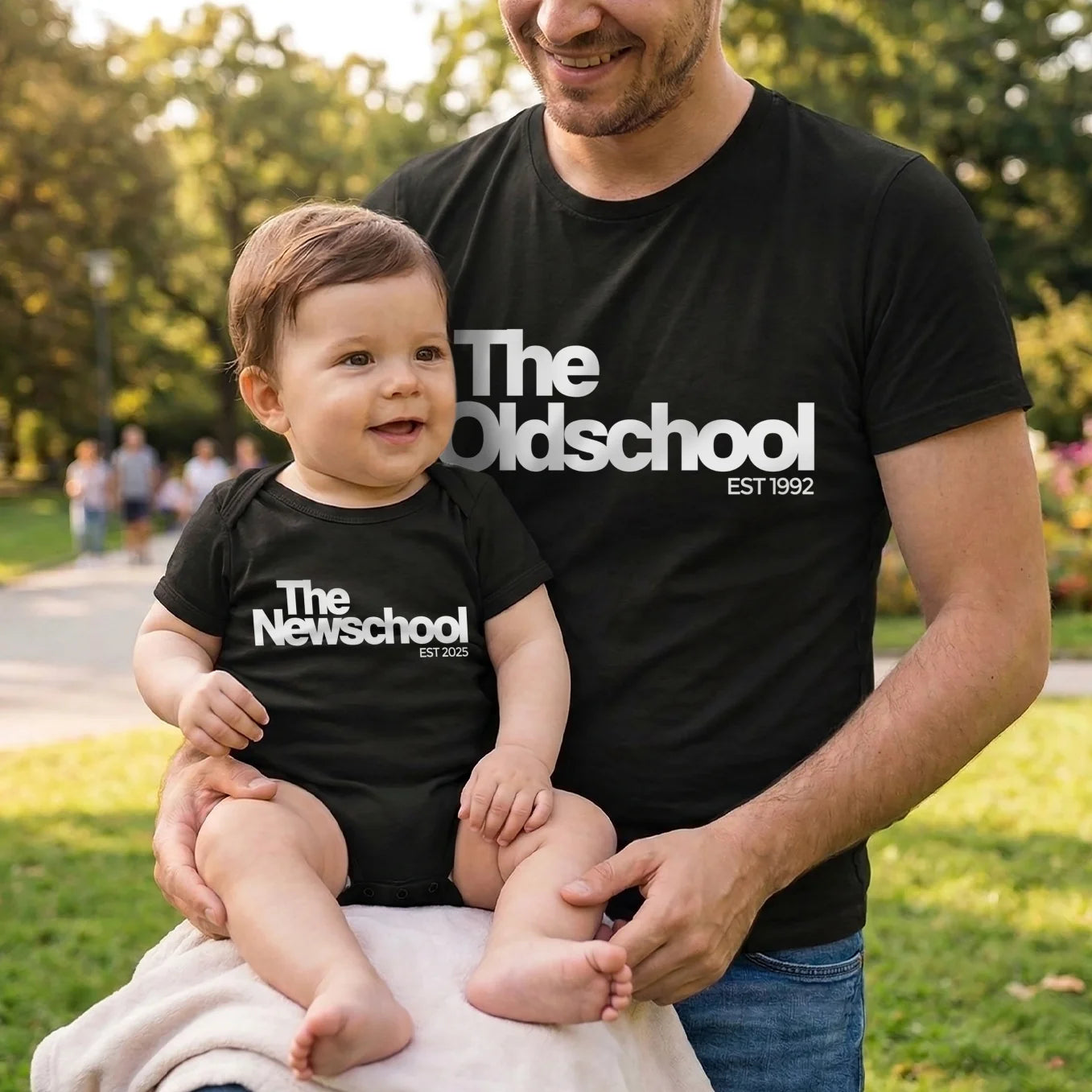 Personalisierter Partnerlook "Oldschool Newschool"