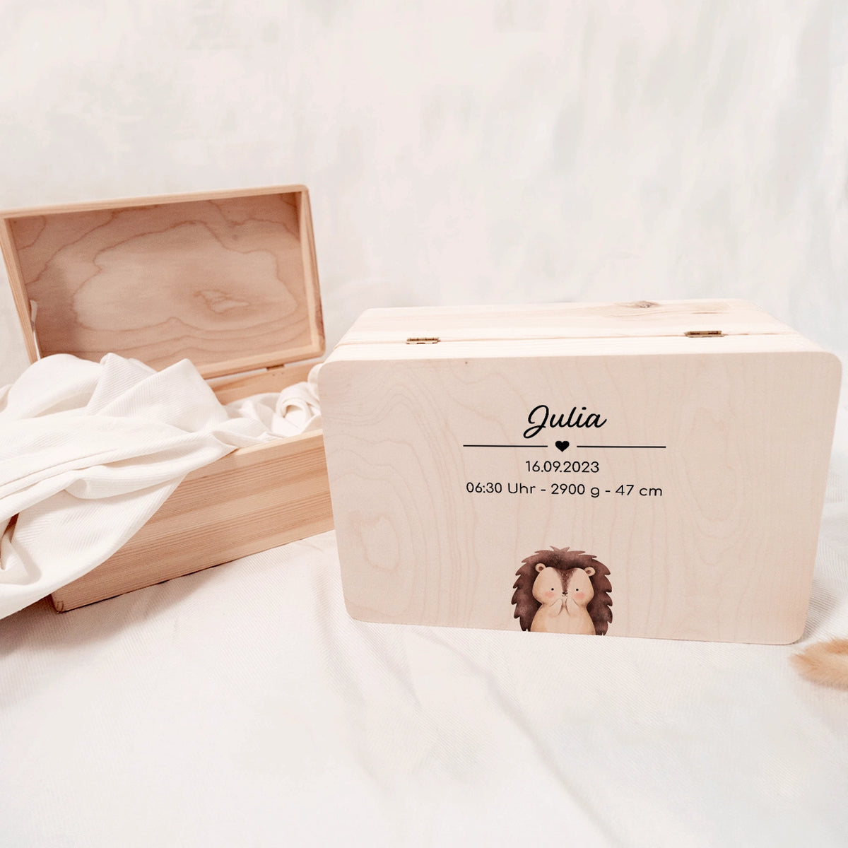 Personalisierte Erinnerungsbox "Lieblingstier"
