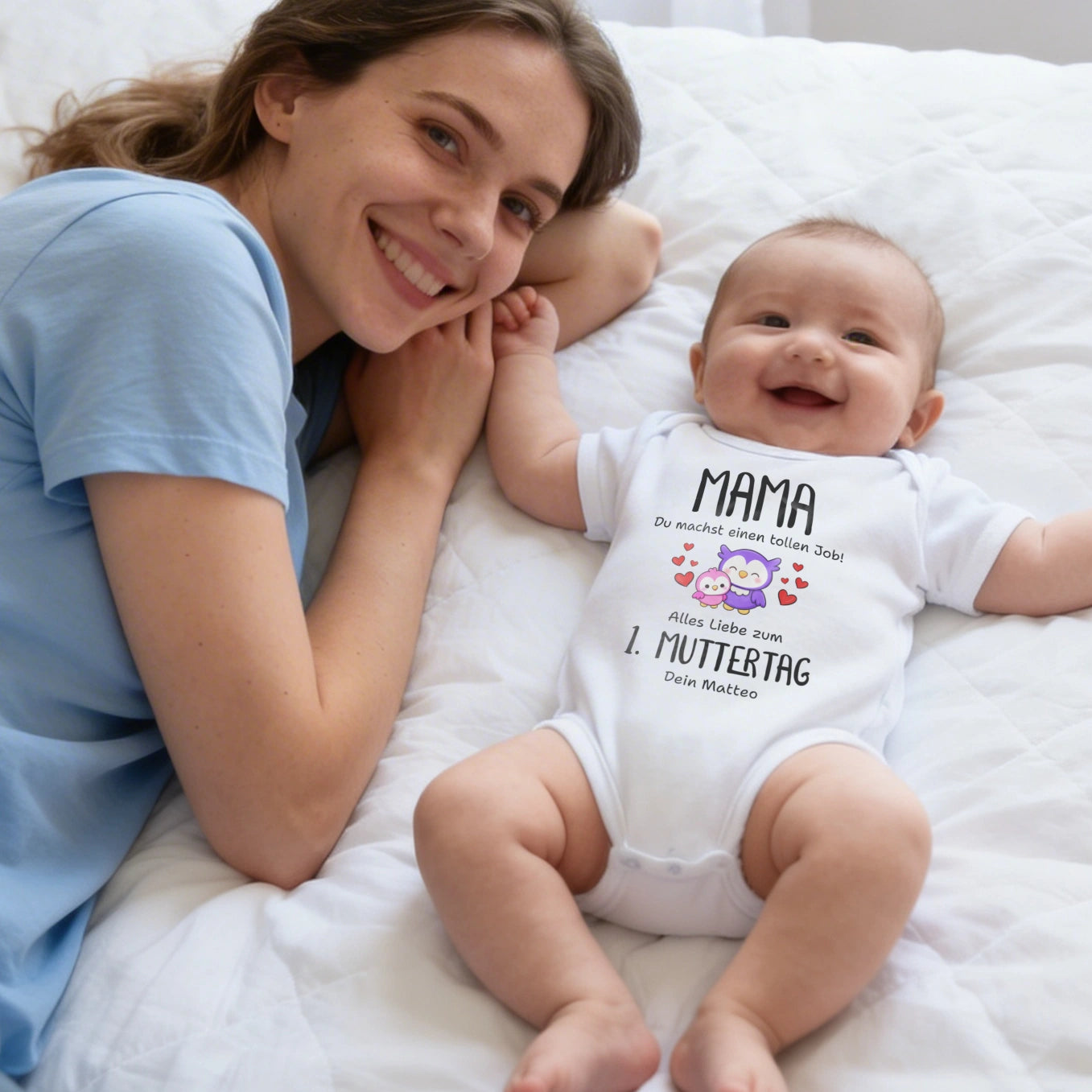 Personalisierter Babybody “Muttertag”