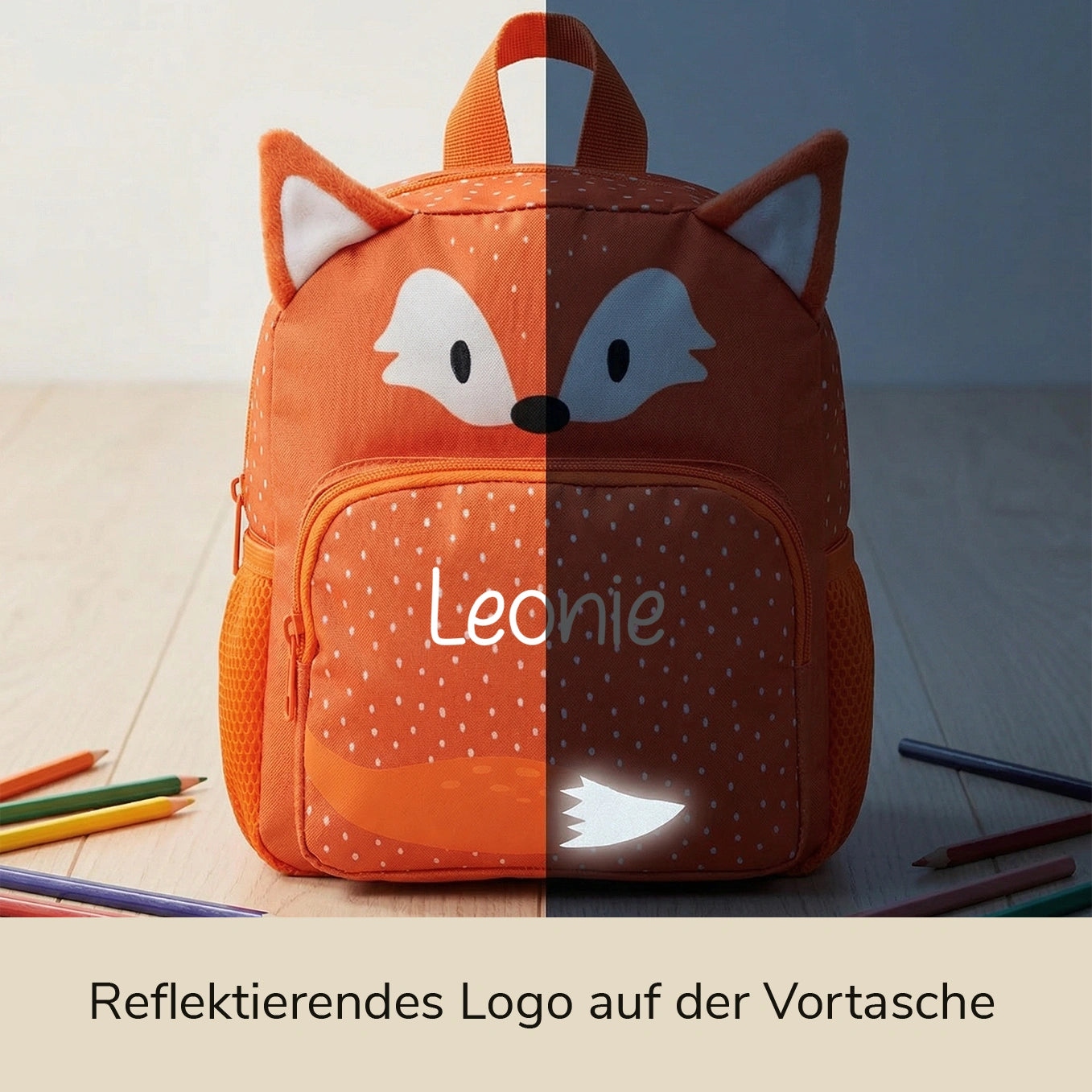 Personalisierter Kinder Rucksack "Fuchs"