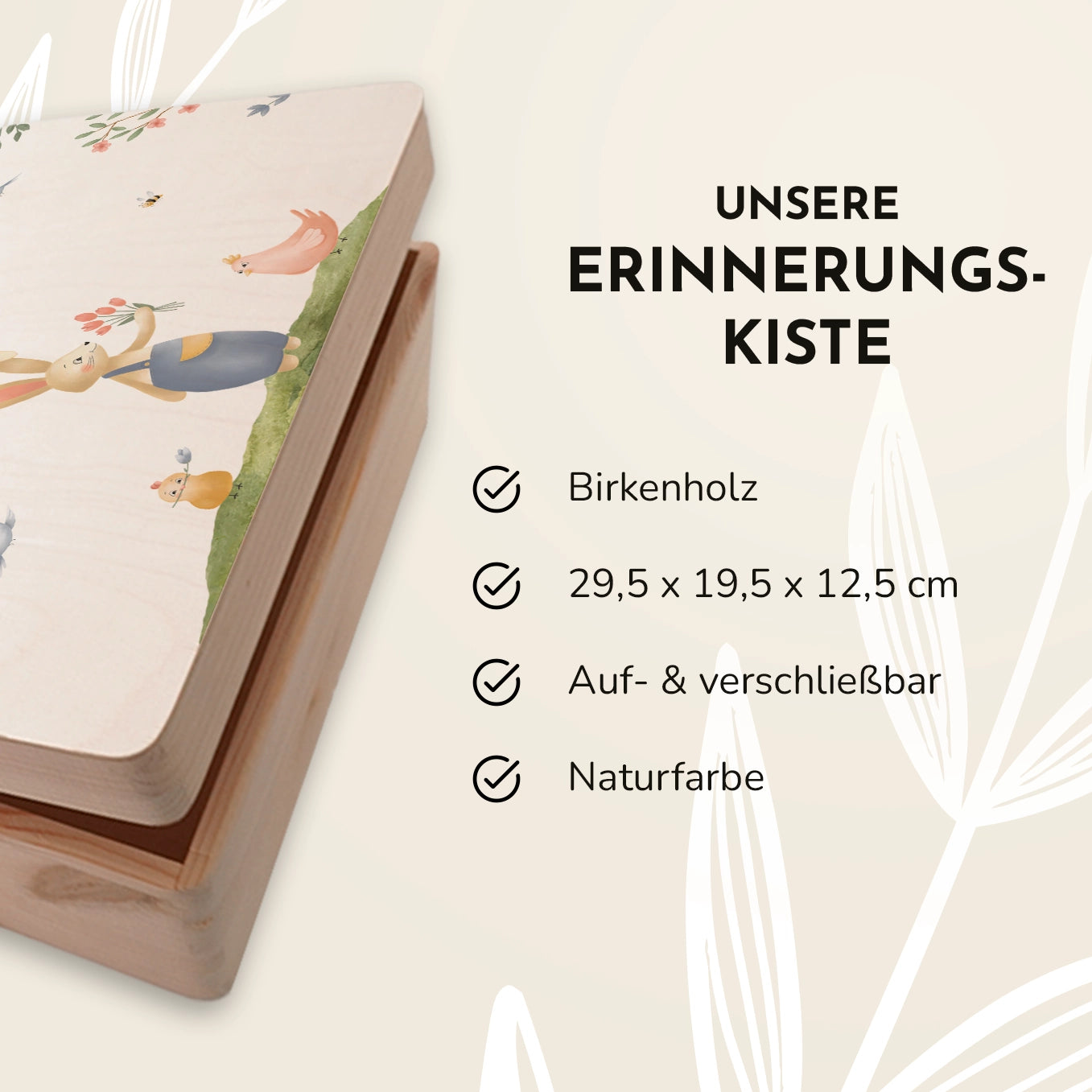 Personalisierte Osterkiste "Hase"