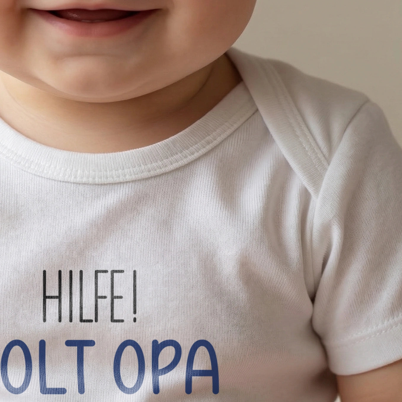 Personalisierter Babybody "Holt Oma / Opa"
