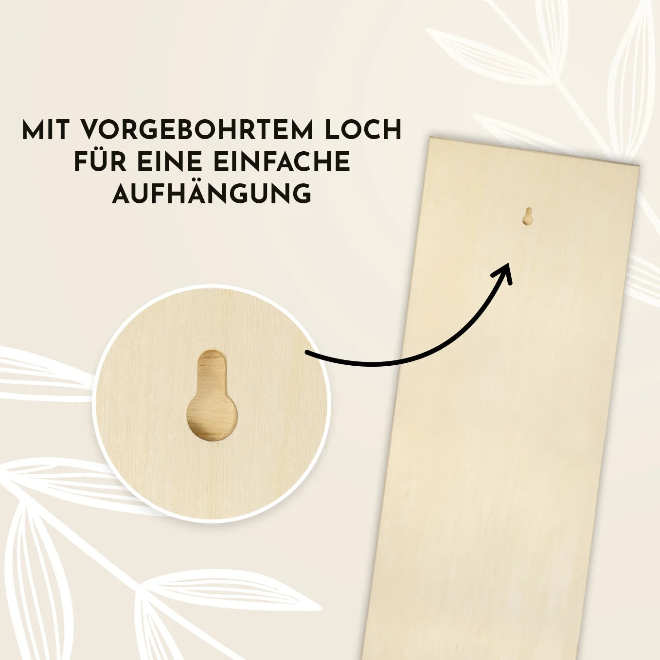 Personalisierte Messlatte "Wunschtier"