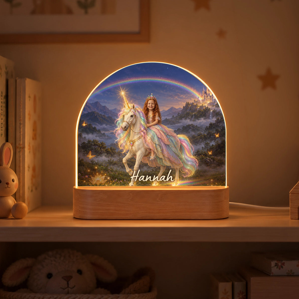 Personalisiertes Nachtlicht "Prinzessin"