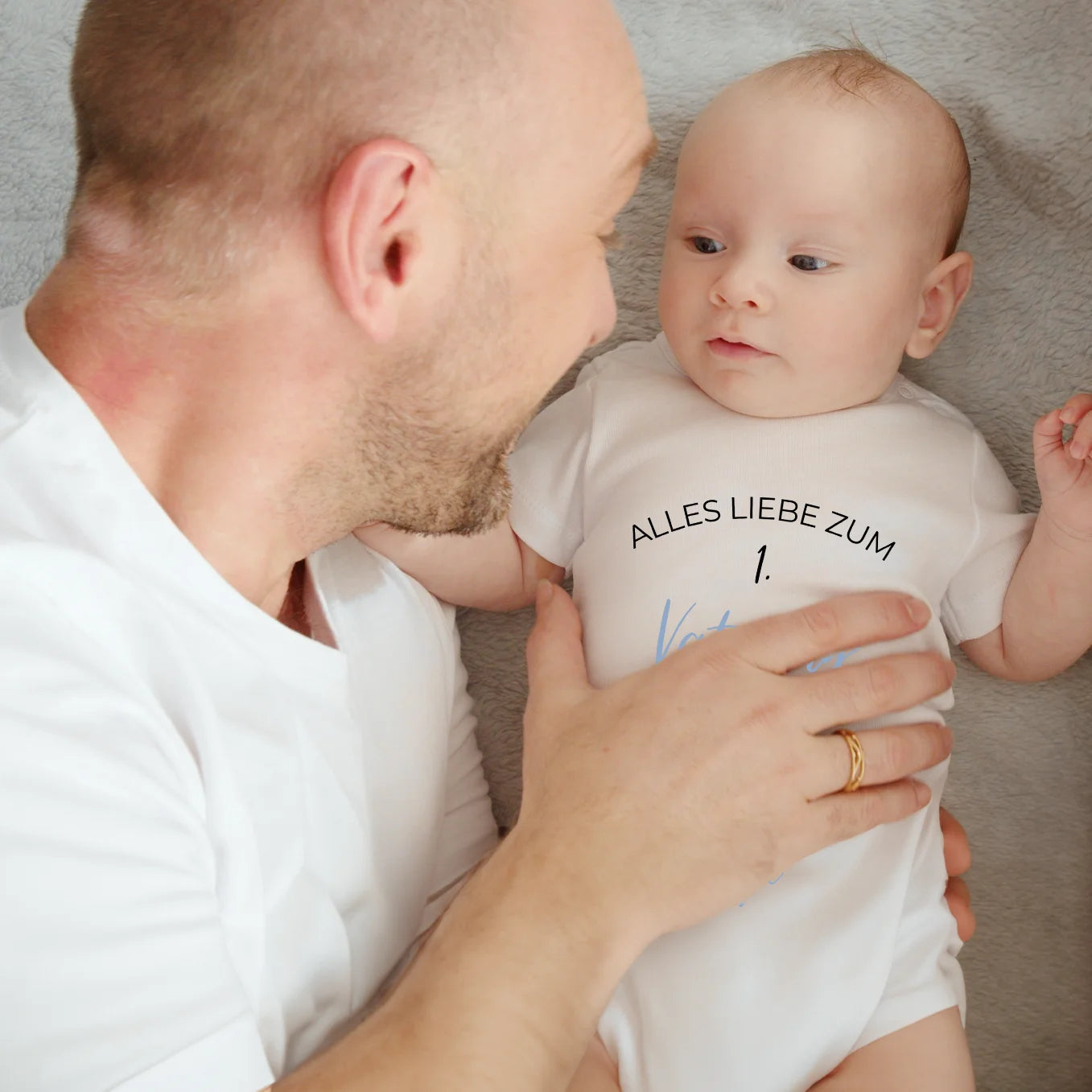 Personalisierter Baby Strampler "Alles Liebe zum Vatertag"