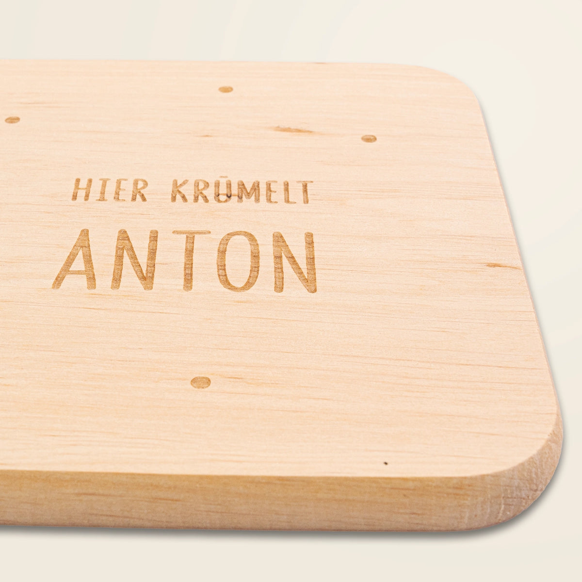 Personalisiertes Frühstücksbrettchen "Gravur" Gratis