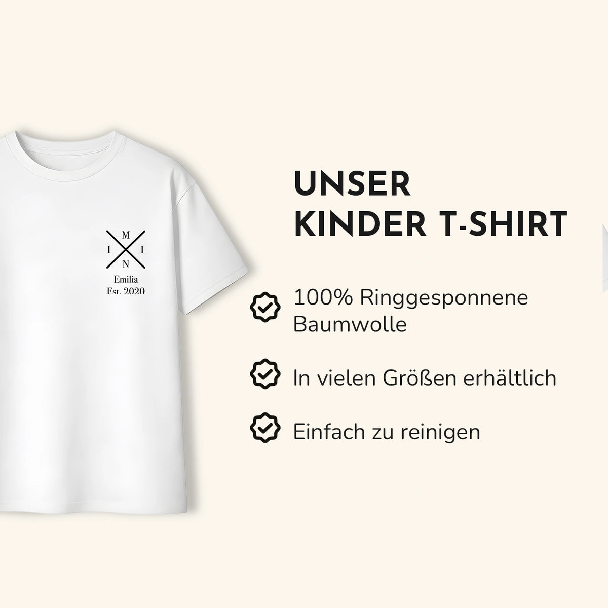 Personalisiertes Kinder T-Shirt "MINI"