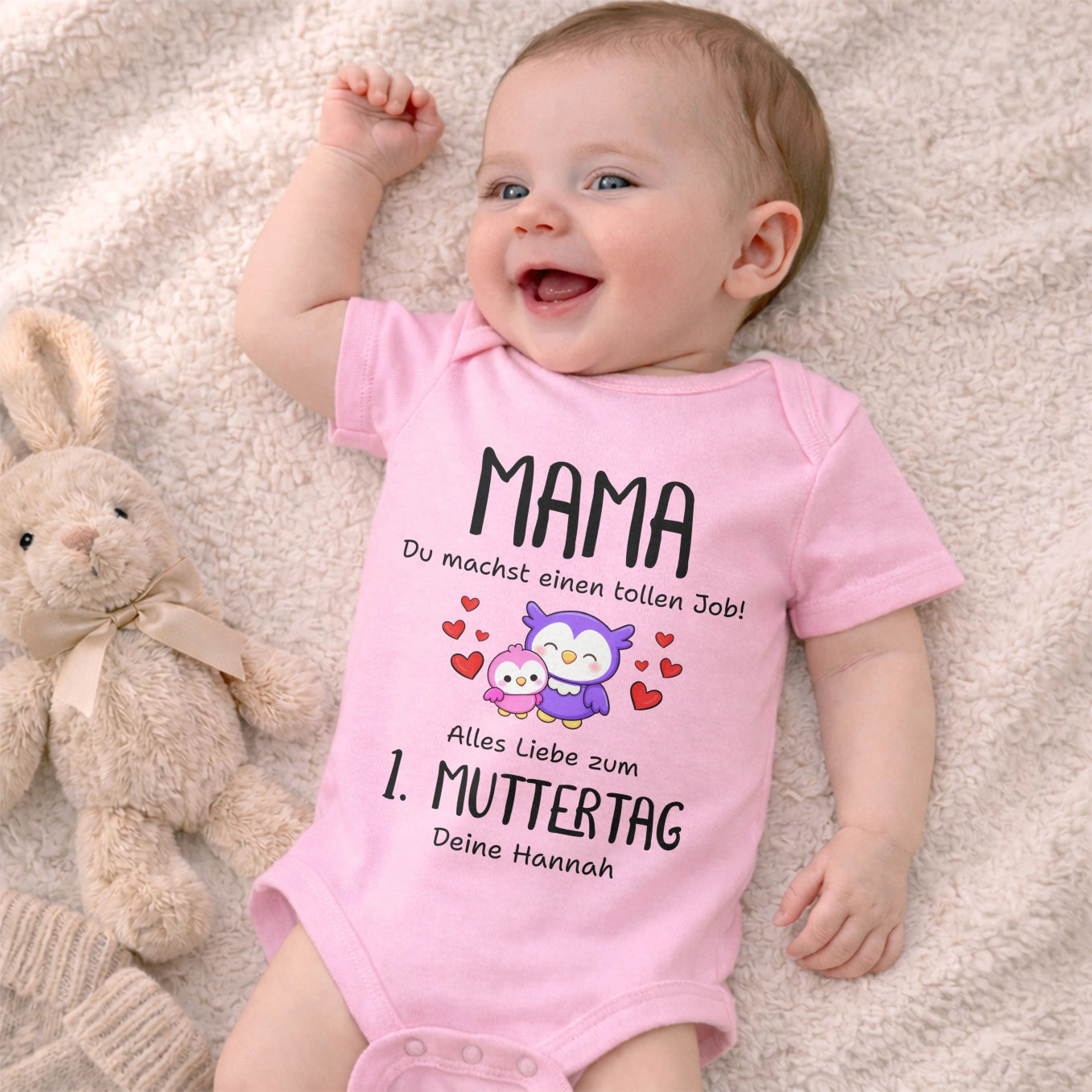 Personalisierter Babybody “Muttertag”