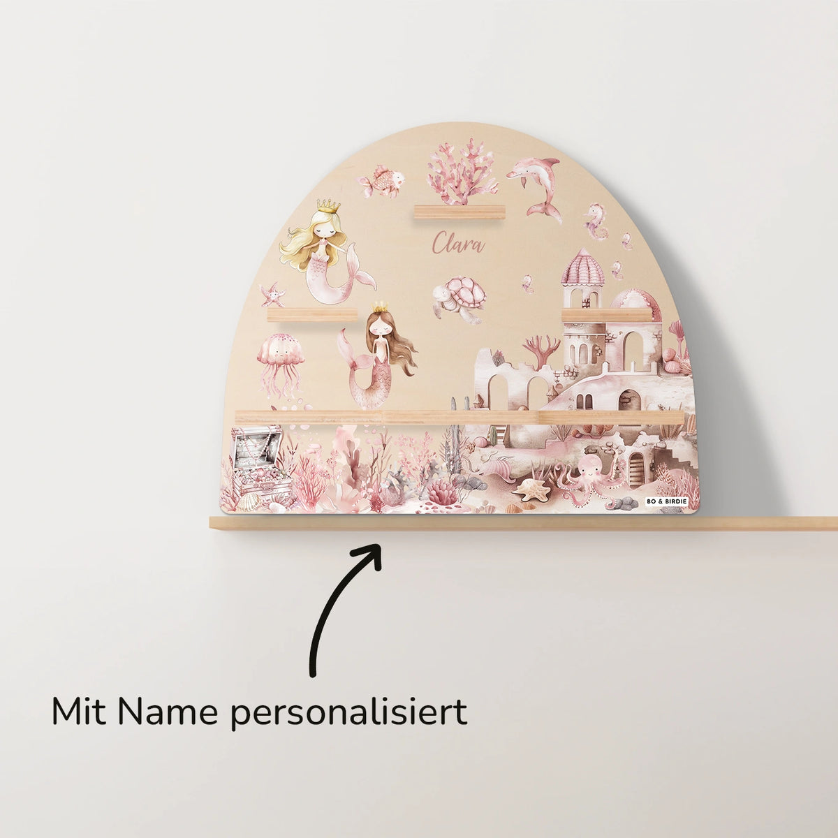 Personalisiertes Toniebox Regal "Meerjungfrau"