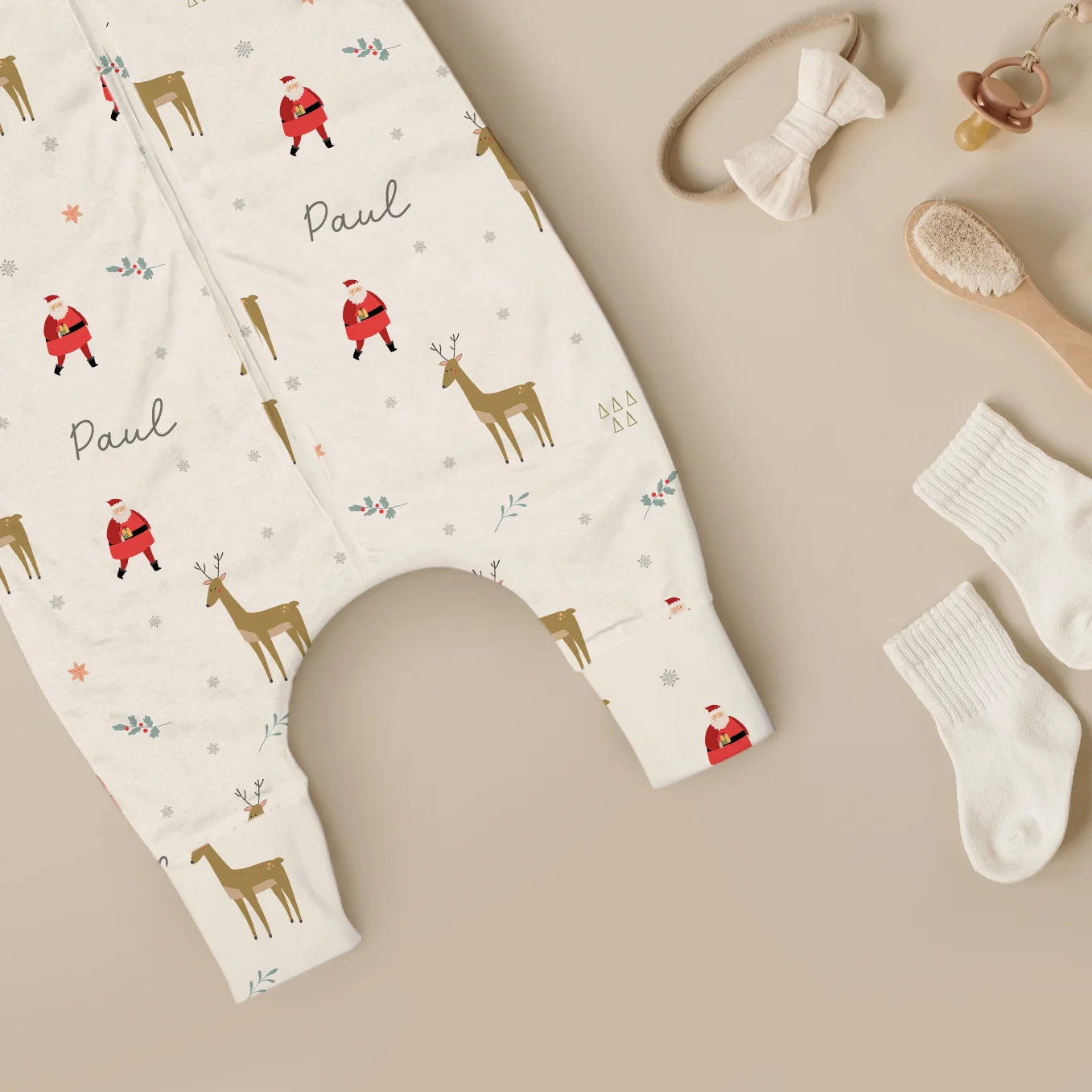 Personalisierter Baby Schlafsack "Weihnachten"