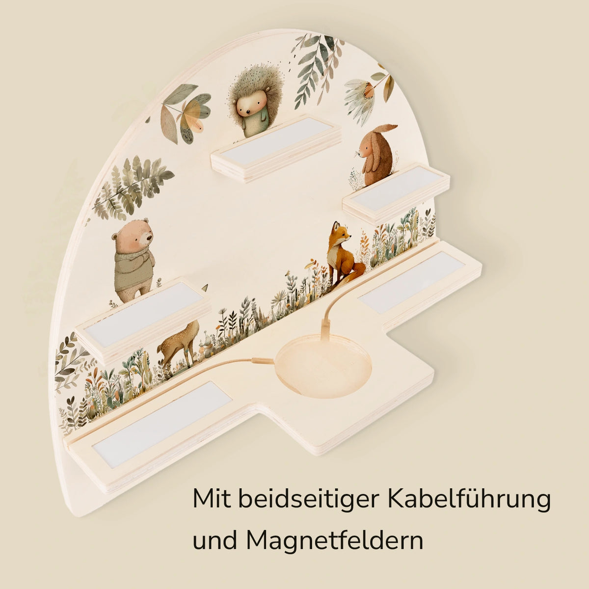 Personalisiertes Regal passend für Tonies "Aquarell Tiere Wald"