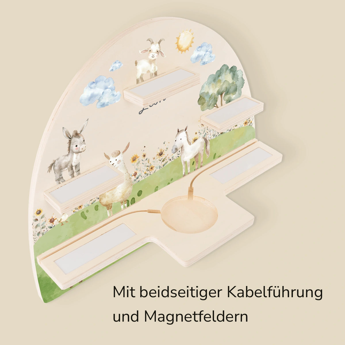 Personalisiertes Toniebox Regal "Bauernhof"