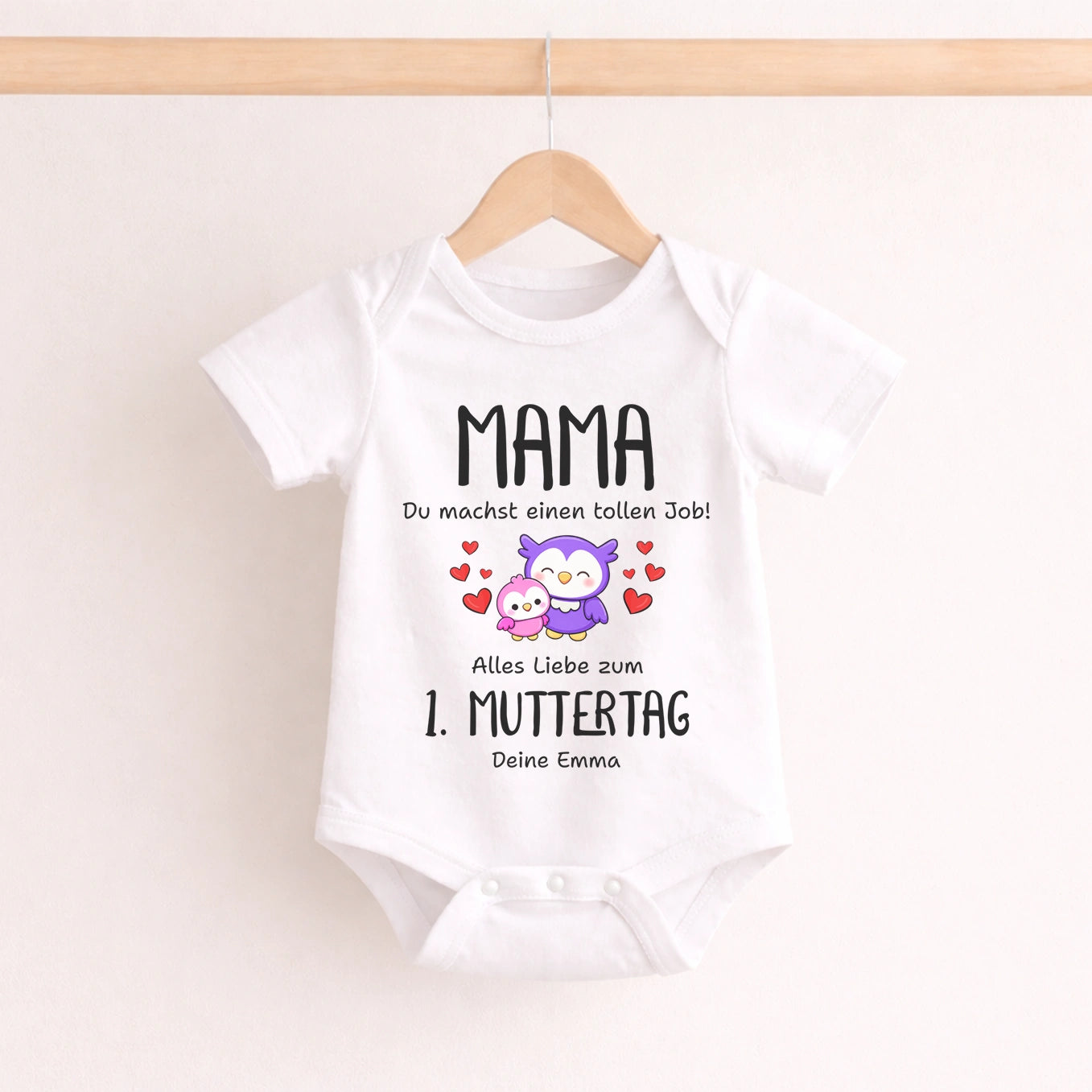 Personalisierter Babybody “Muttertag”