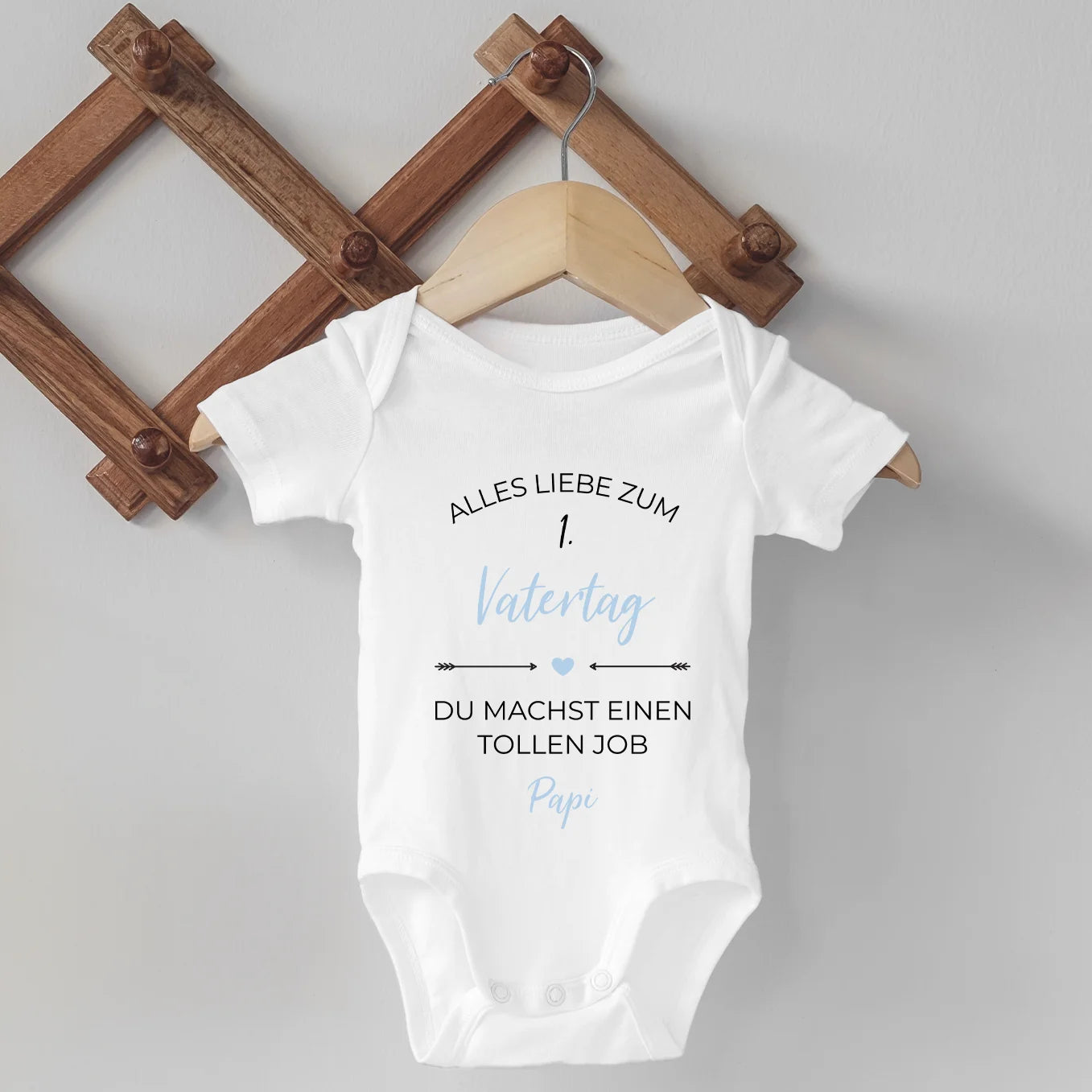 Personalisierter Baby Strampler "Alles Liebe zum Vatertag"