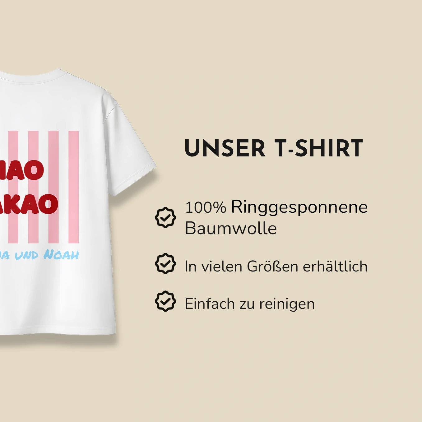 Personalisiertes Partnerlook T-Shirt Set (Summer Designs)