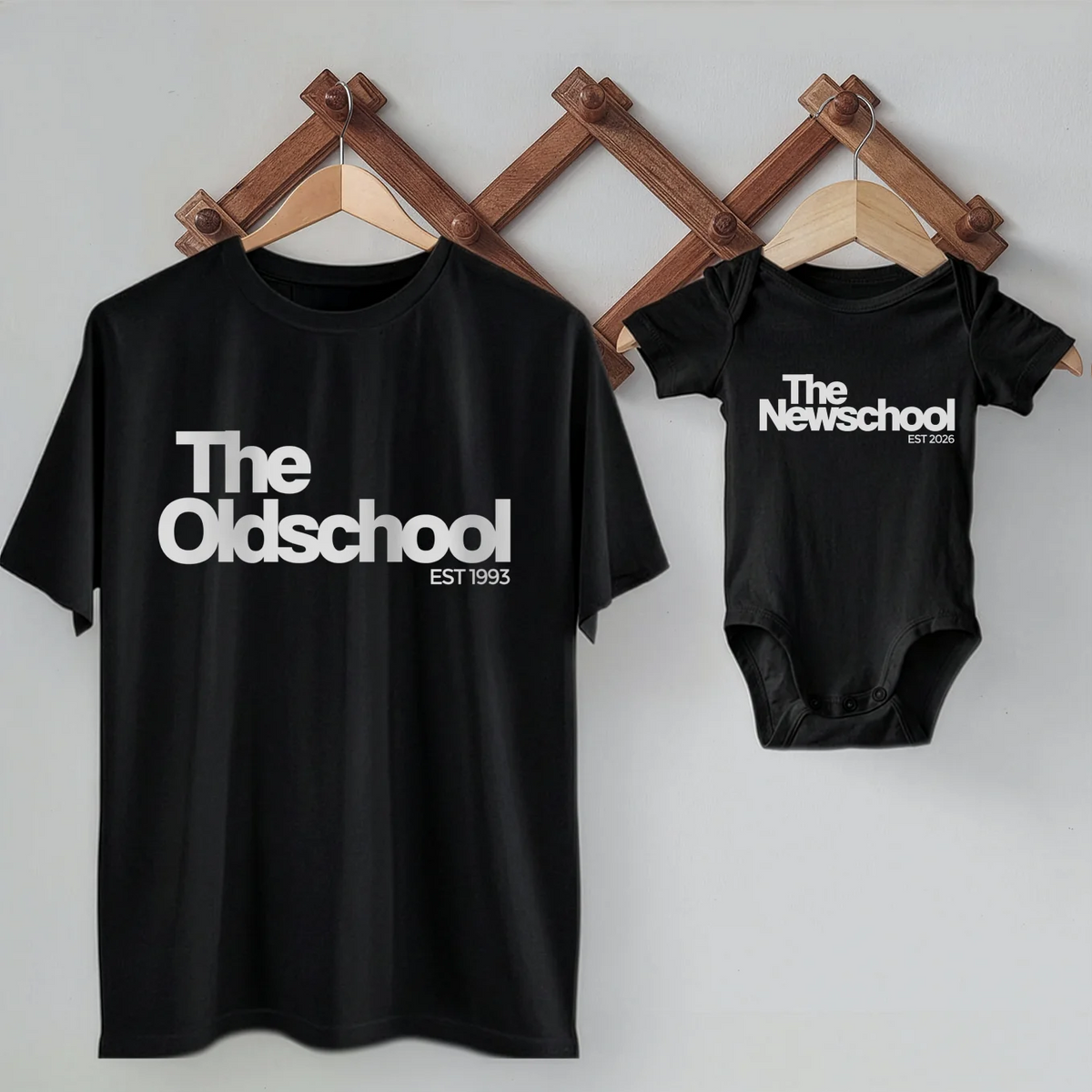 Personalisierter Partnerlook "Oldschool Newschool"
