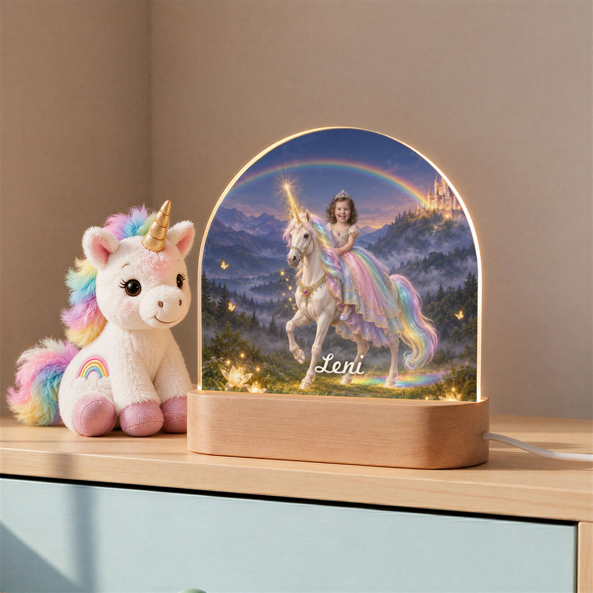 Personalisiertes Nachtlicht "Prinzessin"