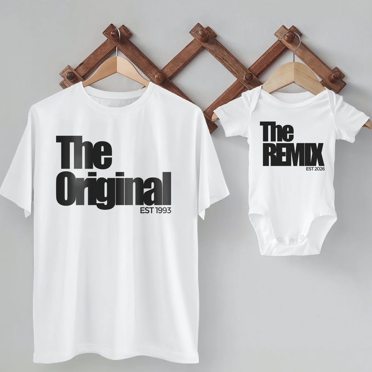 Personalisierter Partnerlook “Das Original & Der Remix”