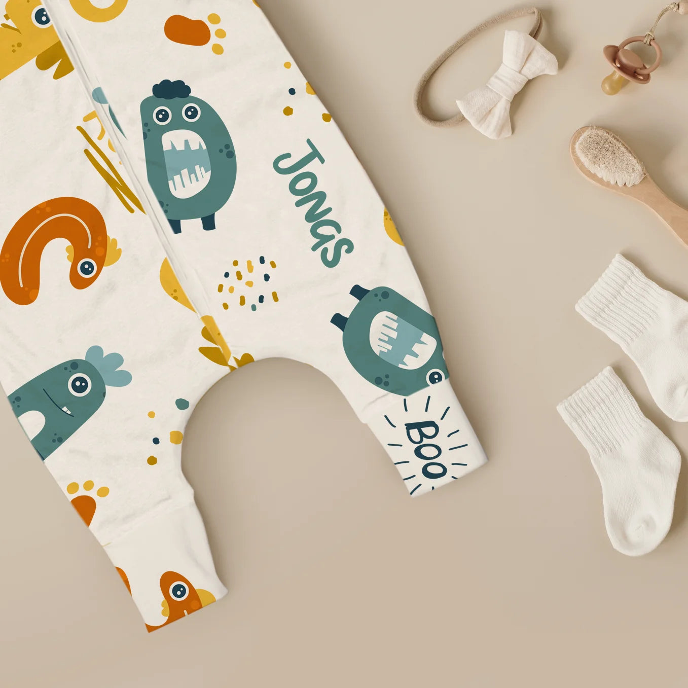 Personalisierter Baby Schlafsack "Kleine Monster"